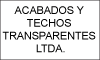 ACABADOS Y TECHOS TRANSPARENTES LTDA.