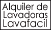 ALQUILER DE LAVADORAS LAVAFACIL