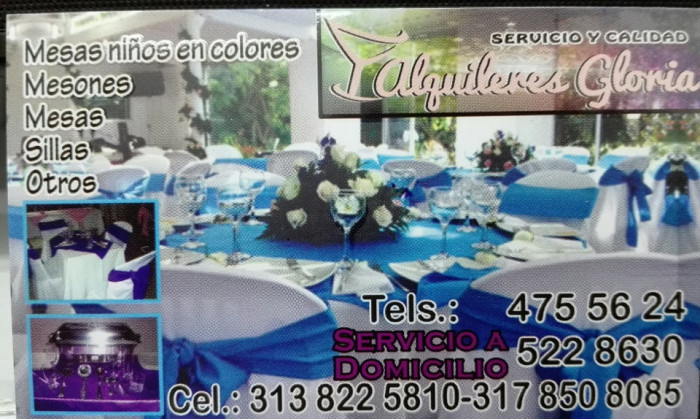 ALQUILERES GLORIA logo