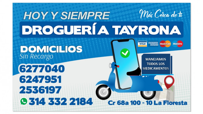 DROGUERÍA TAYRONA logo