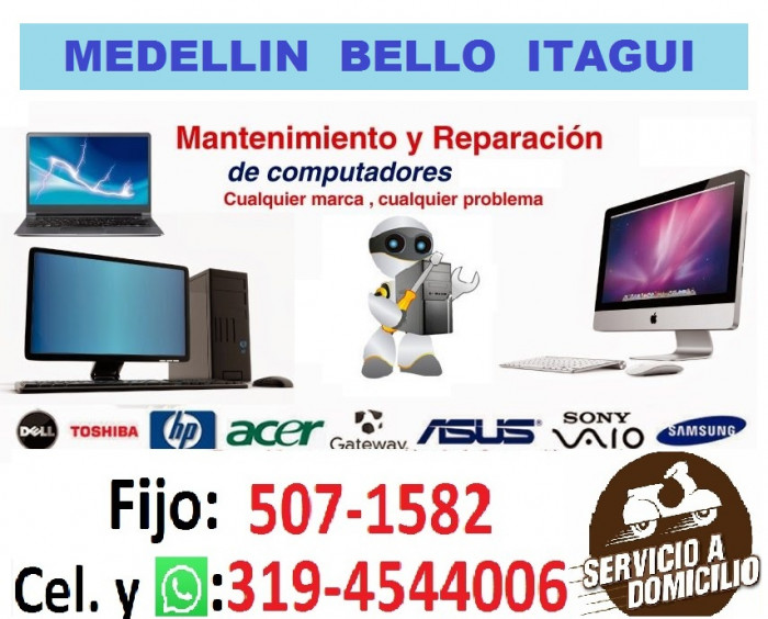 Formateo  Reparacion Cómputadores Belen Medellin CEL:3194544006 logo
