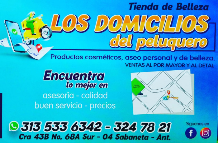 Los domicilios del peluquero logo