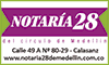 NOTARIA 28 logo