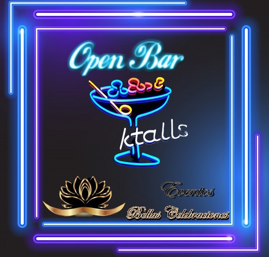 Open Bar.Eventos Bellas.Celebraciones