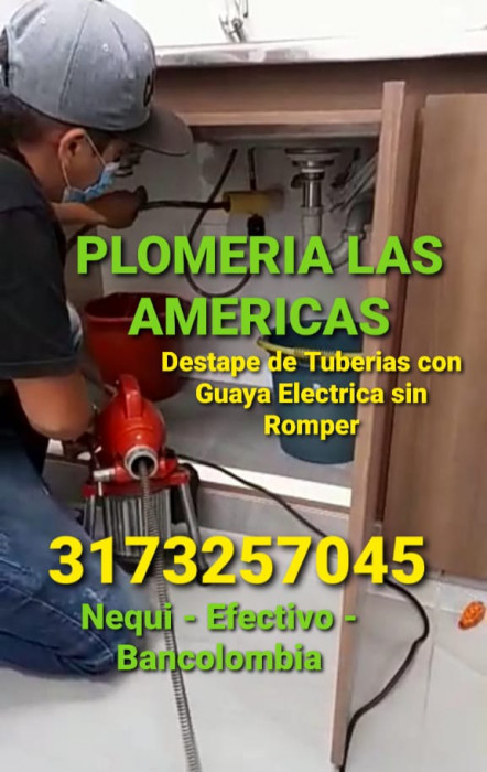 PLOMERÍA LAS AMERICAS logo