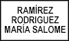 RAMÍREZ RODRIGUEZ MARÍA SALOME logo
