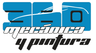 360 mecánica y pintura logo