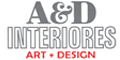 A W D INTERIORES logo