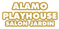 ALAMO PLAYHOUSE SALON JARDIN logo
