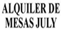 ALQUILER DE MESAS JULY logo