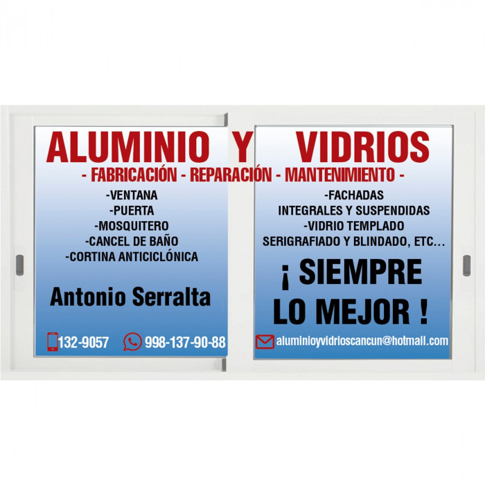 Aluminio Y Vidrios Cancun