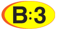 B:3 logo