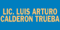 CALDERON TRUEBA LUIS ARTURO LIC