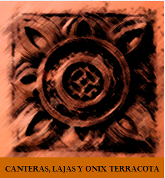 CANTERAS, LAJAS Y ONIX TERRACOTA logo