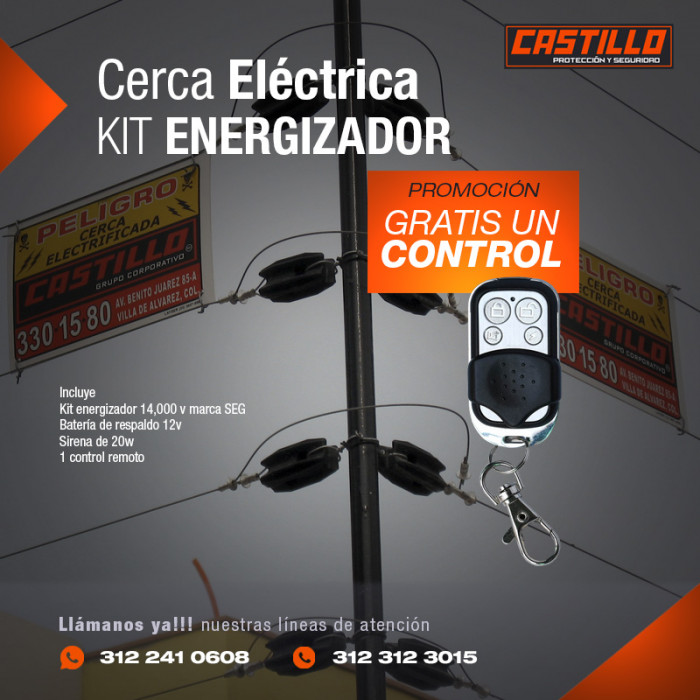 Castillo alarmas, camaras y cercas electricas en colima logo