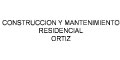 Construccion Y Mantenimiento Residencial Ortiz