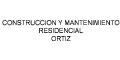 Construccion Y Mantenimiento Residencial Ortiz