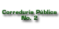 CORREDURIA PUBLICA NO 2 logo