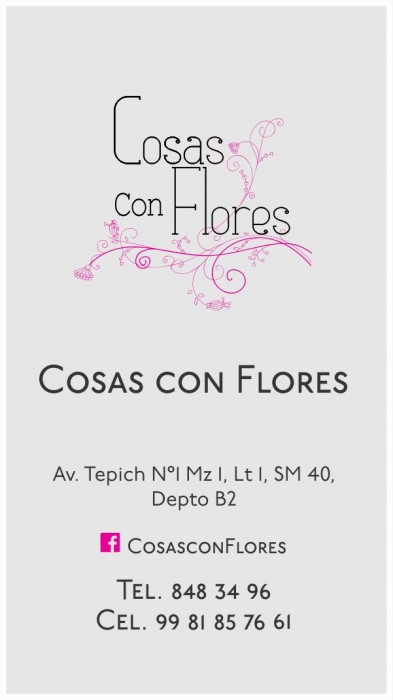 COSAS CN FLORES