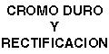 CROMO DURO Y RECTIFICACION logo
