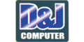 D & J COMPUTER. logo