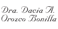 Dra. Dacia Orozco Bonilla logo