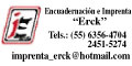 ENCUADERNACION E IMPRENTA ERCK logo