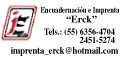 ENCUADERNACION E IMPRENTA ERCK