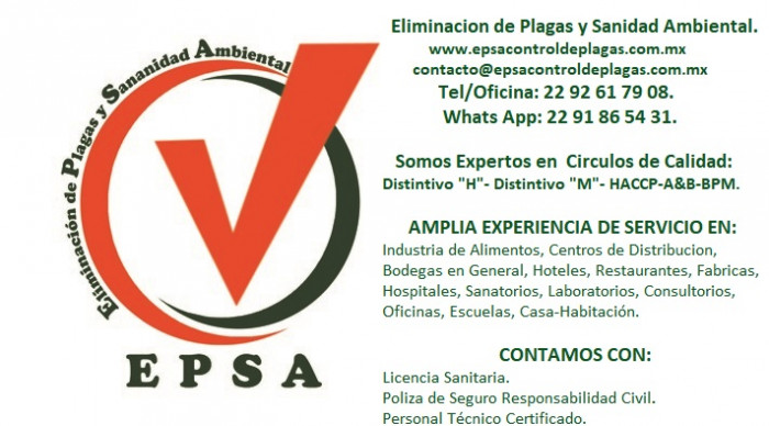 EPSA, Fumigaciones.