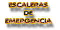 ESCALERAS DE EMERGENCIA