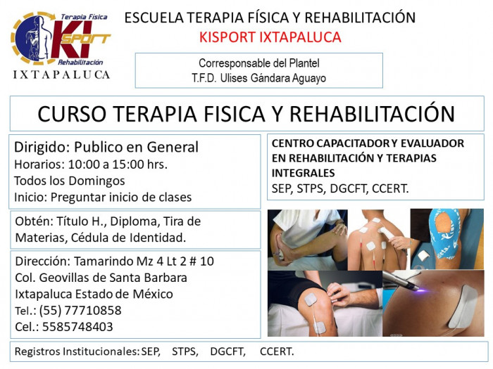 ESCUELA TERAPIA FISICA Y REHABILITACION KISPORT PLANTEL IXTAPALUCA logo