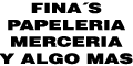 FINAS PAPELERIA MERCERIA Y ALGO MAS