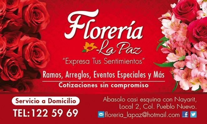 Florería La Paz logo