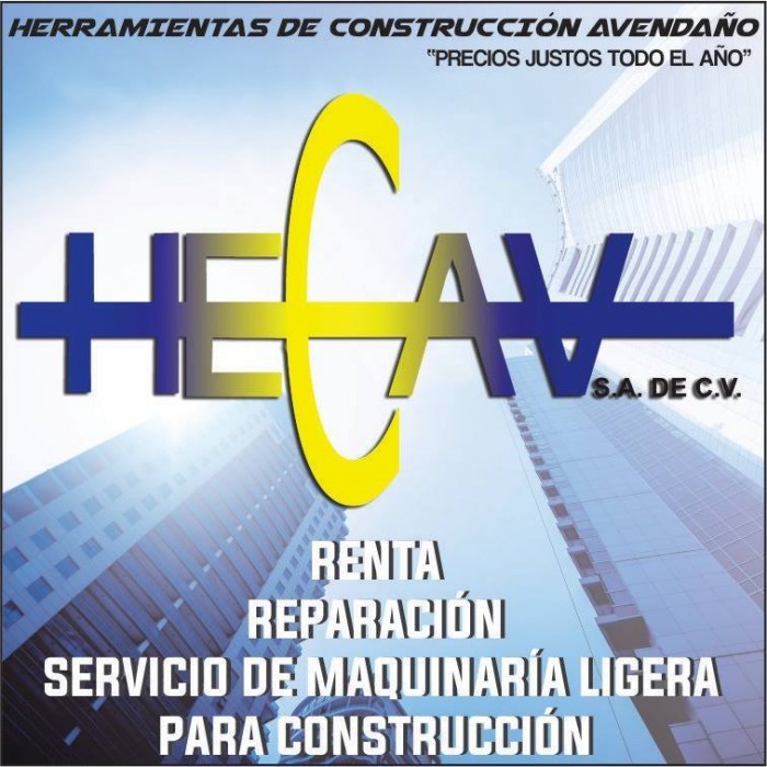 HERRAMIENTAS  PARA  CONSTRUCCIÓN AVENDAÑO S.A. DE C.V. logo