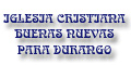 IGLESIA CRISTIANA BUENAS NUEVAS PARA DURANGO. logo