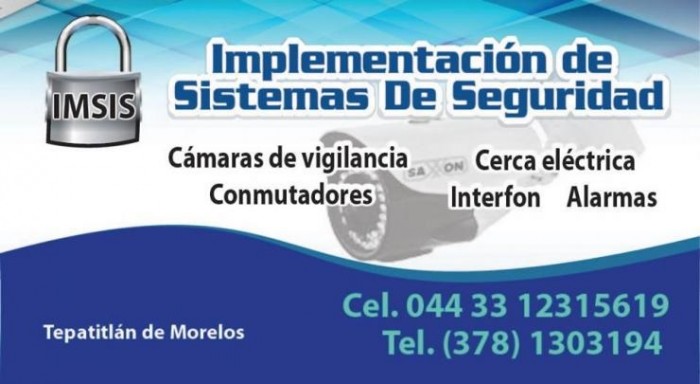 Implementación  en sistemas de seguridad