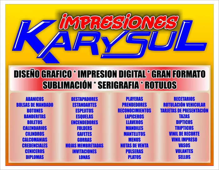 impresiones karysul logo