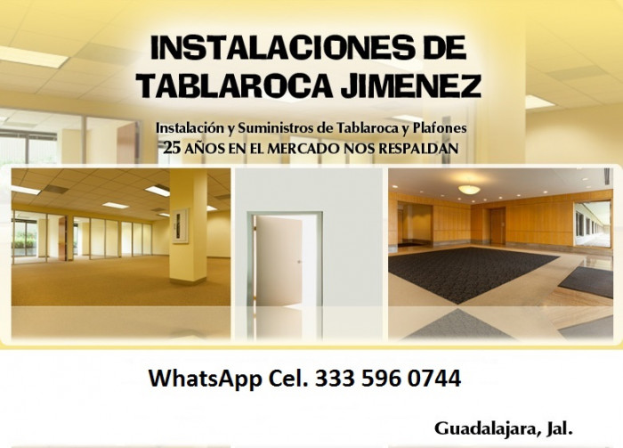 Instalacion De Tablaroca Jimenez