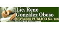 Lic Rene Gonzalez Obeso