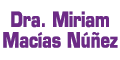 Macias Nuñez Miriam Dra
