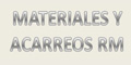 Materiales Y Acarreos Rm