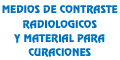 MEDIOS DE CONTRASTE RADIOLOGICOS Y MATERIAL PARA CURACIONES logo