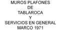Muros Plafones De Tablaroca Y Servicios En General Marco 1971