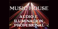 MUSIC HOUSE AUDIO E ILUMINACION PROFESIONAL logo