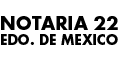 NOTARIA 22 EDO DE MEXICO logo