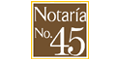 NOTARIA N 45 logo