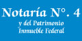 Notaria No. 4 Y Del Patrimonio Inmueble Federal logo