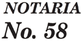 NOTARIA NO. 58 logo