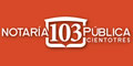Notaria Publica 103 logo
