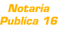 NOTARIA PUBLICA 16 logo